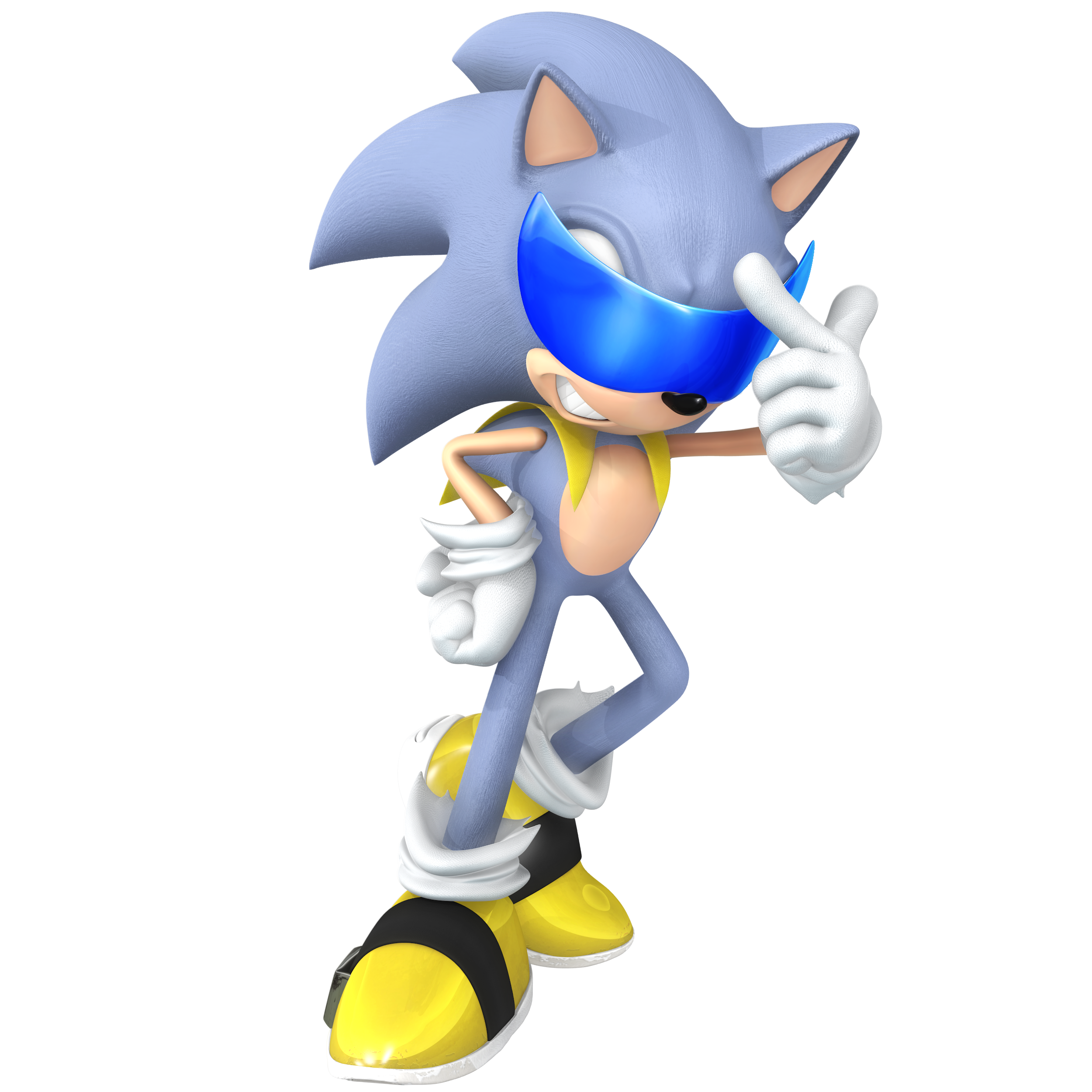 Hyper Sonic (SSMA Version) by Nibroc-Rock on DeviantArt