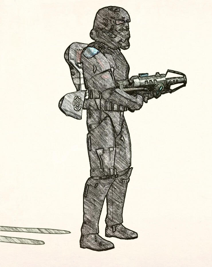 Carbonite shadow commando Stormtrooper by willartmaster on DeviantArt