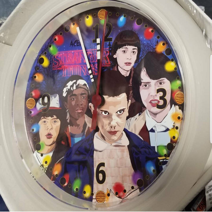 Stranger things clock by ACED2112 on DeviantArt