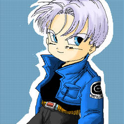 DBZ- Trunks Oekaki by mingming07