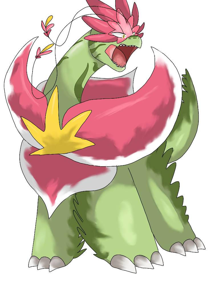Mega-Meganium Concept by SagaSalamiBrot on DeviantArt