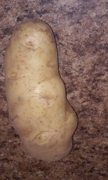 Potatoe with a face...