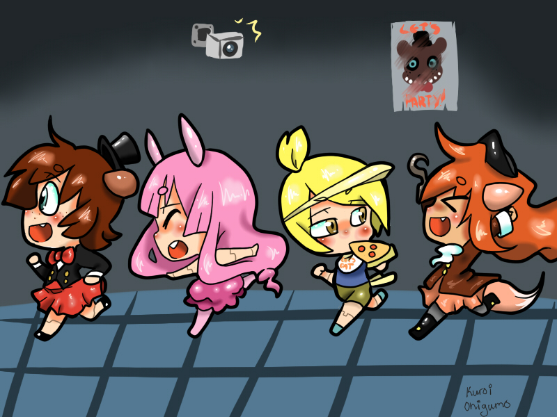 Five Nights At Freddy's by KuroiOnigumo on DeviantArt