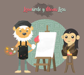 Leonardo + Mona Lisa