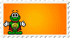 Superfrog Stamp by Melomonster