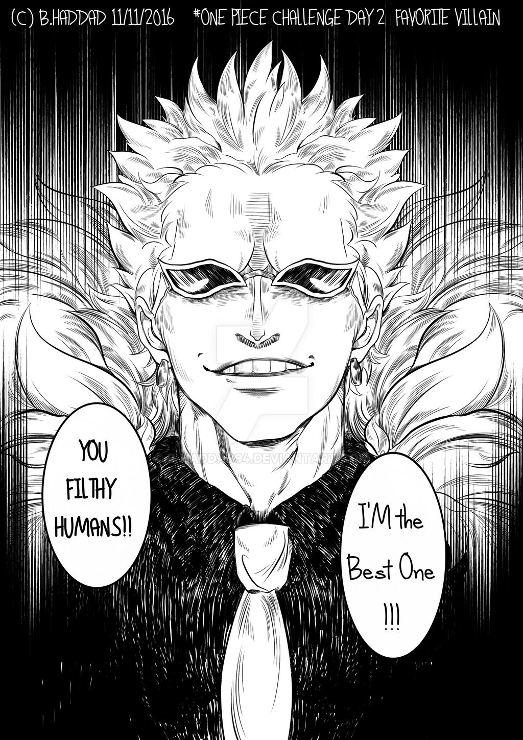 One Piece Fan Art Doflamingo By B Haddad94 On Deviantart One Piece Fan Art Doflamingo By B Haddad94 On Deviantart