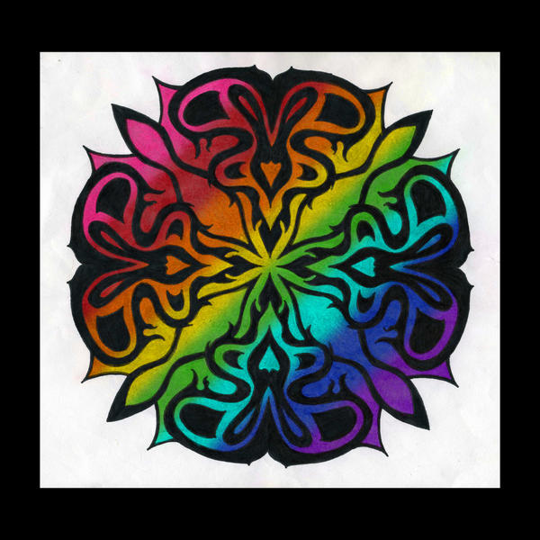 Rainbow Demon Rose