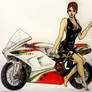 Lara Croft ducati