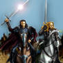Aragorn and Eomer to battle