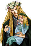 Legolas and Thranduil by idolwild