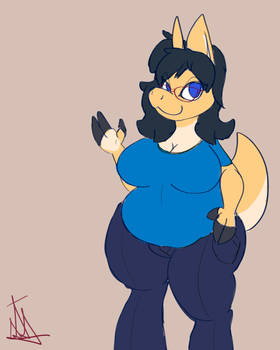 My fursona (female version)