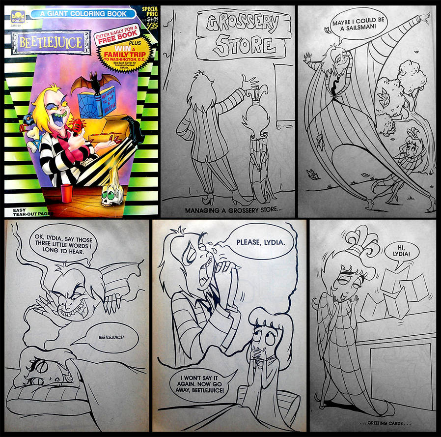 photo Coloring Book Beetlejuice Coloring Pages beetlejuice coloring book by whisker