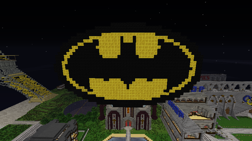 Batman Logo Minecraft By Maverickmettaur On Deviantart Batman Logo Minecraft By Maverickmettaur On Deviantart