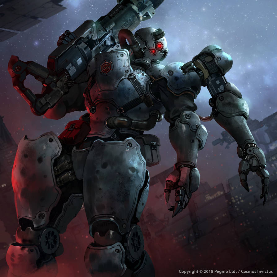 Mech space by Jessada-Art on DeviantArt