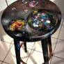 Bar stool - renewed in Spraypaint Universe Design!