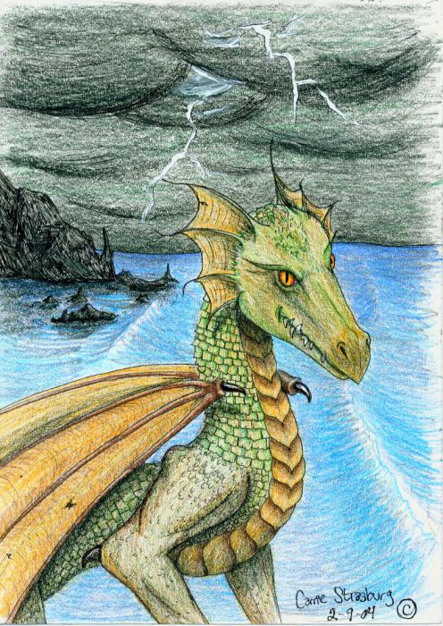 Dragon by the Ocean