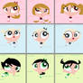 Powerpuff girls' haircuts.