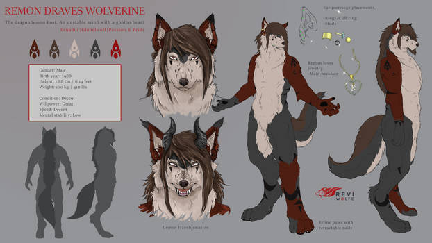 Remon Wolverine Reference sheet