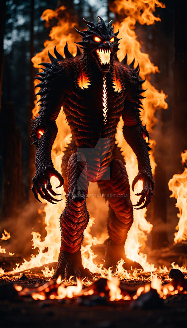 Fire Based Enemies Elemental Monster Fire by Chas763 on DeviantArt