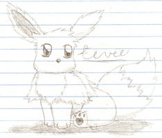 Eevee-Drawn at anime club