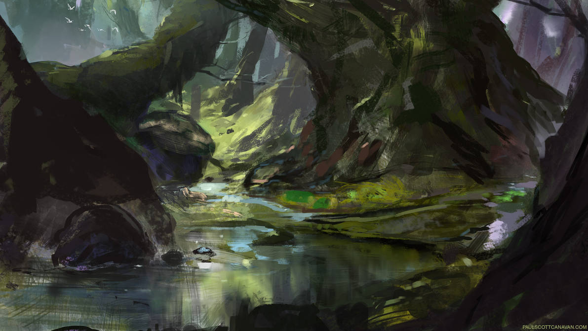 Forest by abigbat on DeviantArt