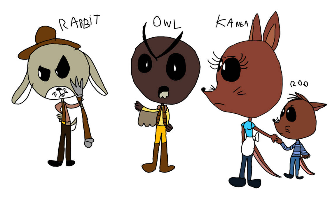 Rabbit Owl Kanga and Roo in WTPBH by Braixenofficial on DeviantArt