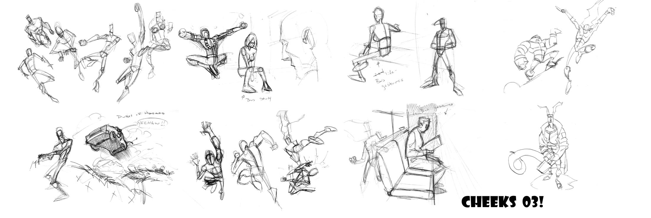 figure gesture studies n misc