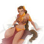 Princess Leia colored