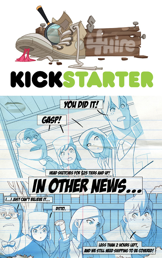 Gumshoes 4 Hire Kickstarter 2 hours left!