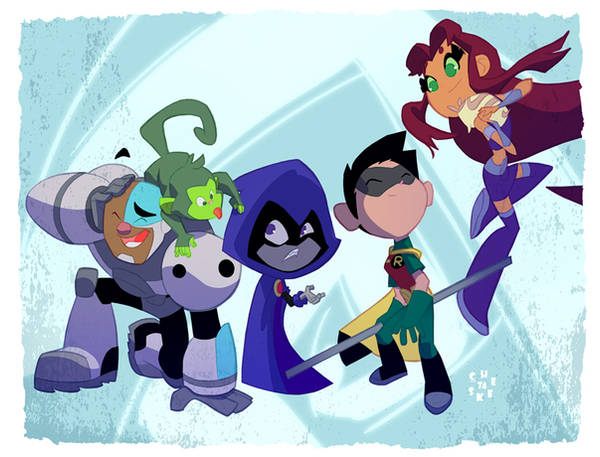 Teen Titans Gooooooooooo! by cheeks-74