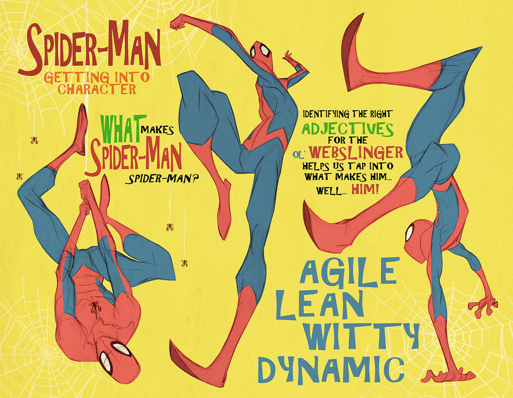 Spider-man poses1 of 3 pages