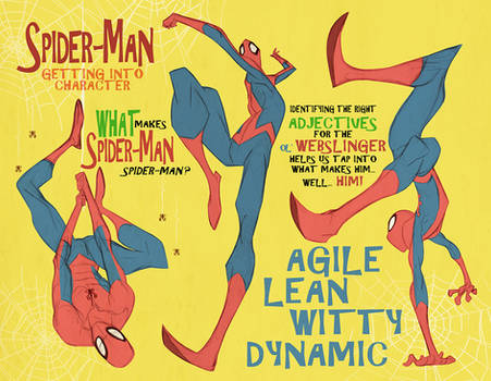 Spider-man poses1 of 3 pages