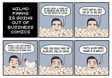 Wilmo Farms is Going Out of Business Comics