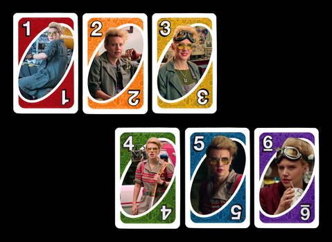 Jillian Holtzmann Rainbow Colored Uno Cards