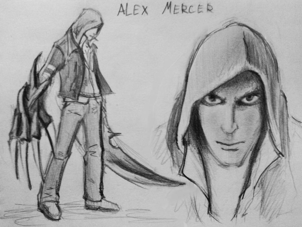 Sketches Alex Mercer (2) by spaceMAXmarine on DeviantArt