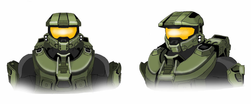 Master Chief Color Chart Master Chief (colored) by spaceMAXmarine on DeviantArt