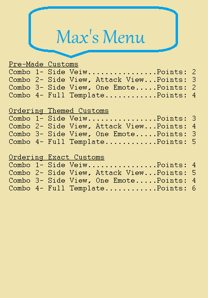 Max's Menu by MaxiBarron on DeviantArt