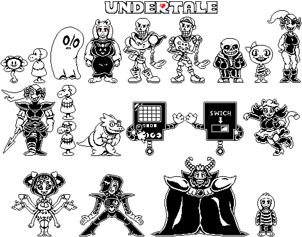 Undertale Sprites by foopdraws on DeviantArt