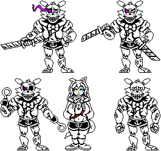 UNDERTALE AU) Tango Battle Sprite Sheet by MrMemehog on DeviantArt