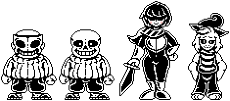 Normal Sans and Underswap Sans dialogue sprites by iGretz on DeviantArt