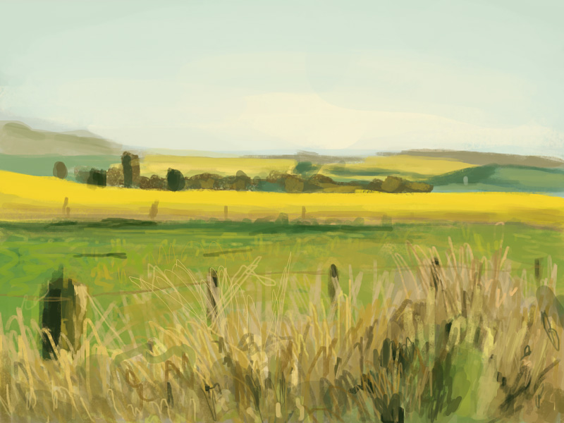 Landscape speed painting 2