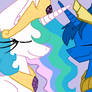 King Sonic X Princess Celestia .:REQUEST:.