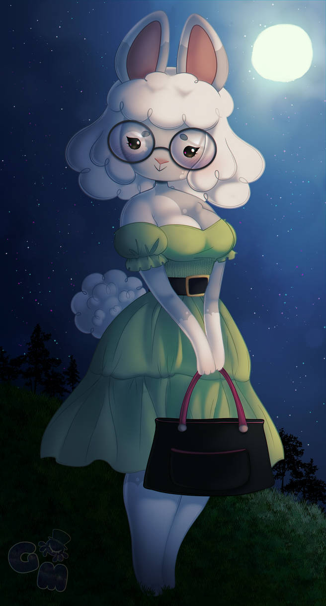 Moon Bunny by GalaxieMadchen on DeviantArt