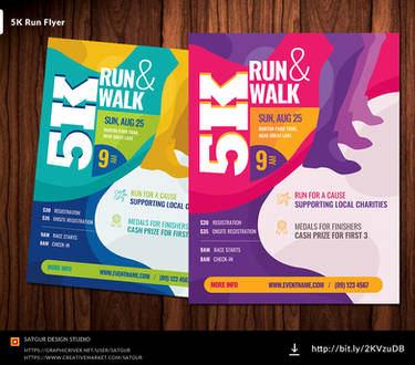 5K Run Flyer /  Marathon Flyer