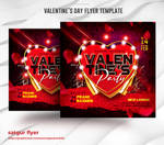 Valentines Day Party Flyer Template by satgur
