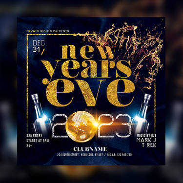 New Year Eve Flyer Template