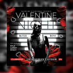 Valentine's Day Party Flyer Template by satgur