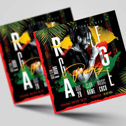 Reggae Party Flyer template