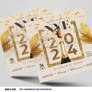 New Year Party Flyer Template PSD