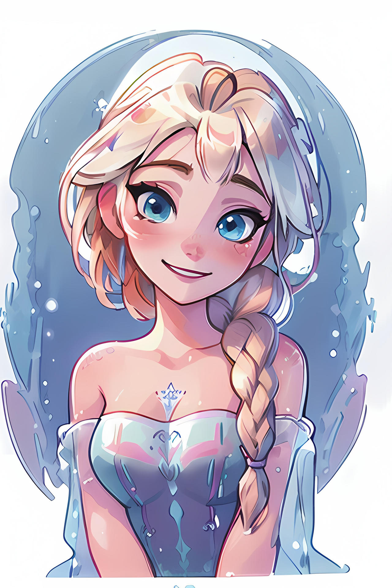 Elsa Plit Elsa by ErslAIt on DeviantArt